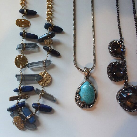 10 Fashion Necklaces No Duplicates LIKE NEW - Picture 5 of 9